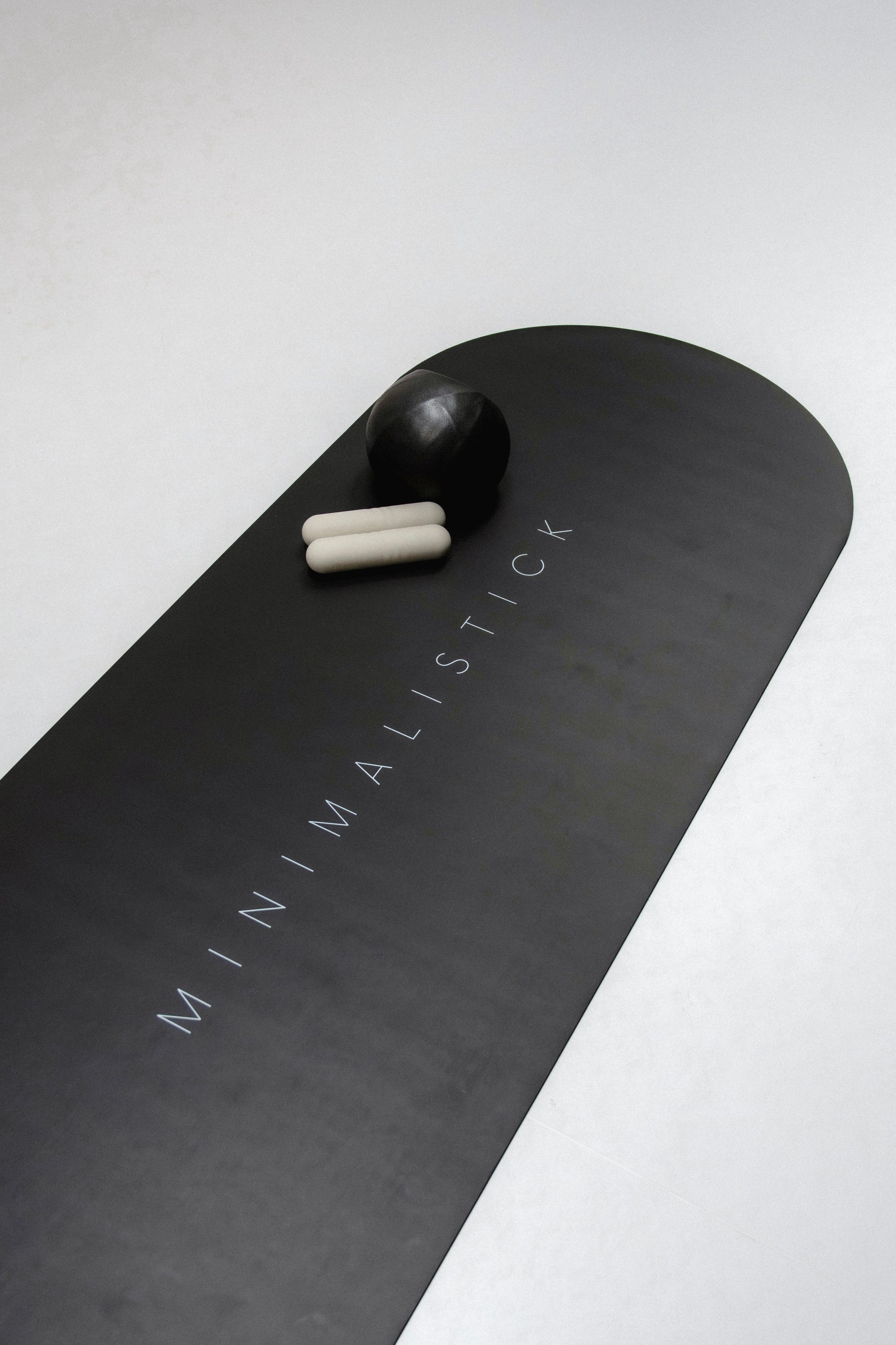 Oválná Podložka na Cvičení Black