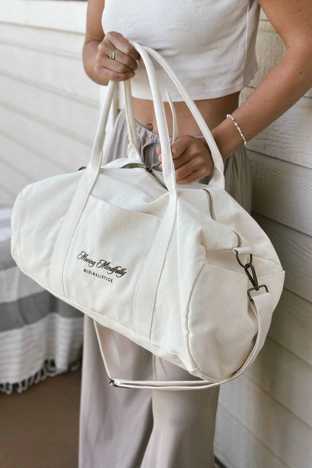 Bavlněná Duffle Bag Taška