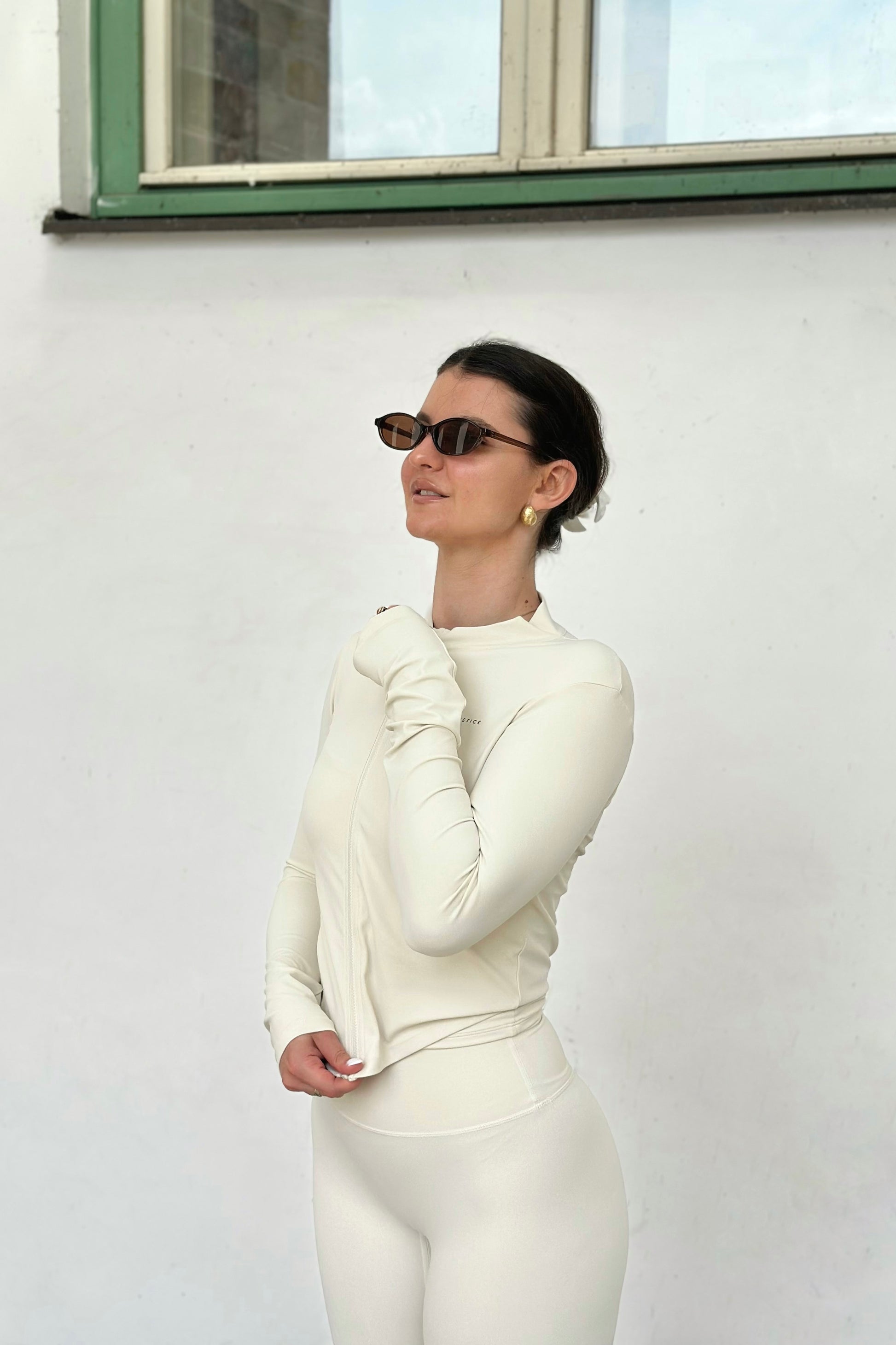 Sportovní Mikina na Zip SAND